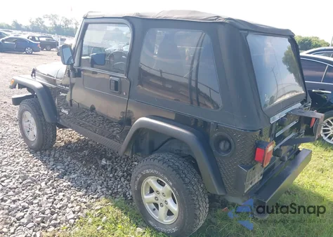 2002 Jeep Wrangler Sport из США, поврежденный, VIN 1J4FA49S52P753899